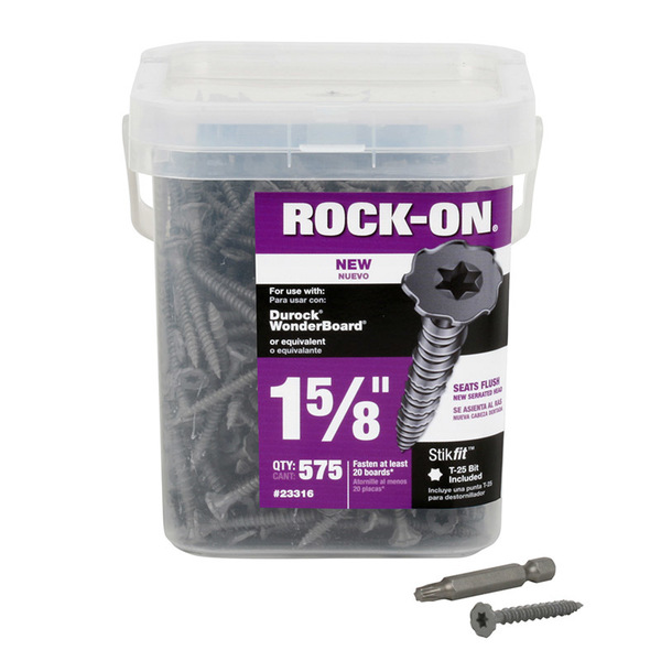 Rock-On Wood Screw, #9, Torx Drive, 575 PK 23316